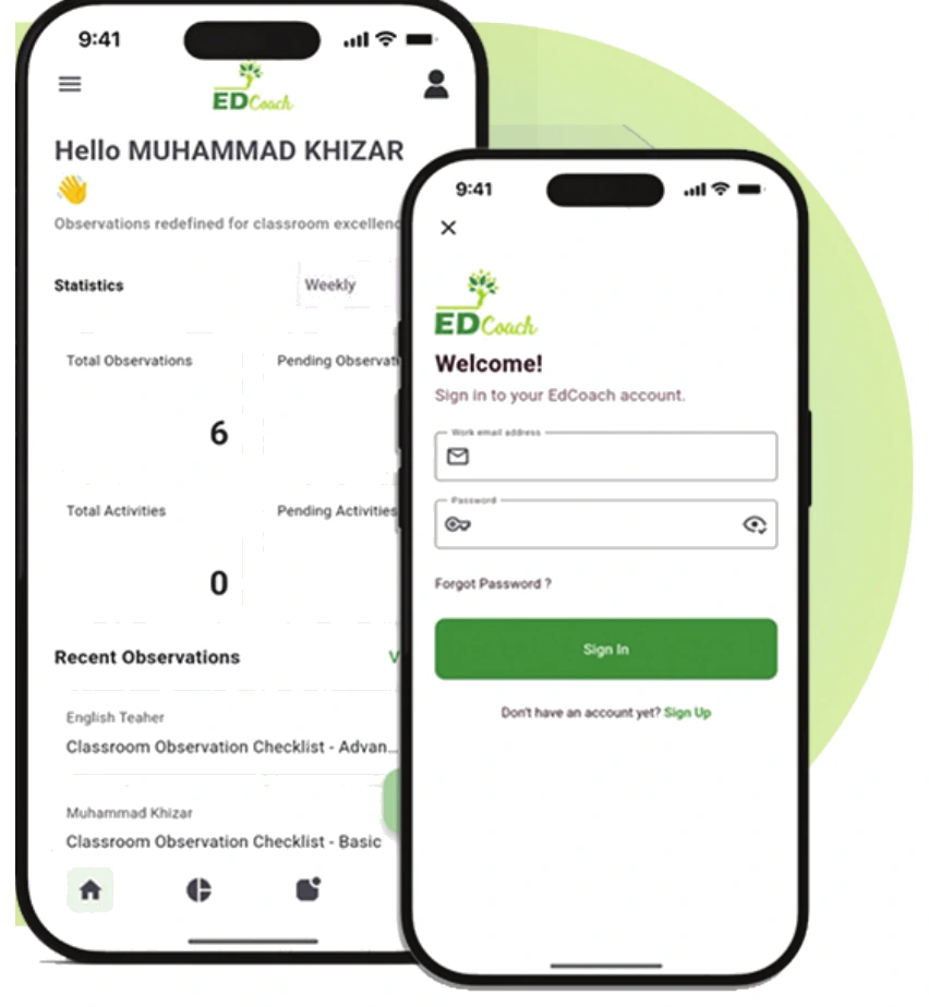 Edtivate project mockup