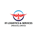 IFI Logistics & Services logo featuring a red bird icon inside a blue circular emblem