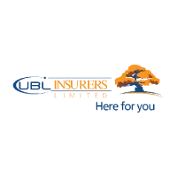 UBL Insurers Limited logo with orange tree emblem and "Here for you" tagline on white background